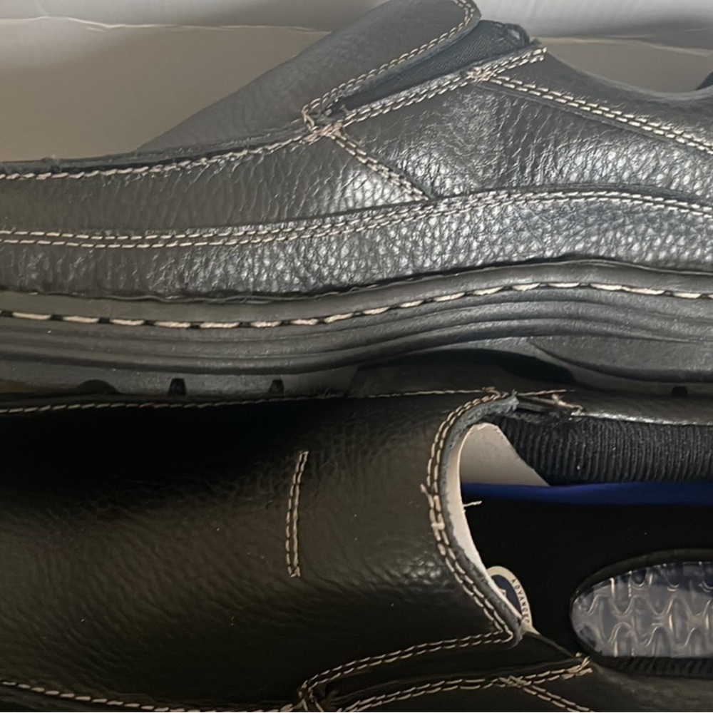Dr. Scholl's Black Leather Loafers